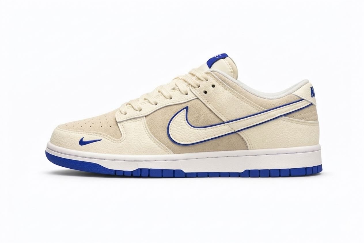 NIKE  SB DUNK NORTH FACE WHITE BLUE 